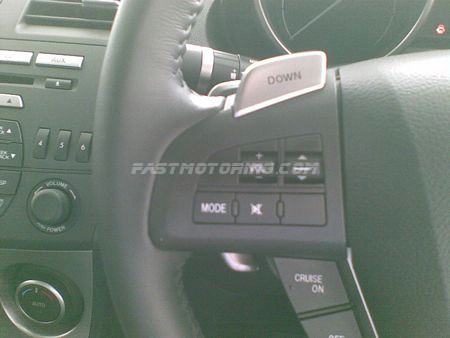 Mazda 3 Paddle shift