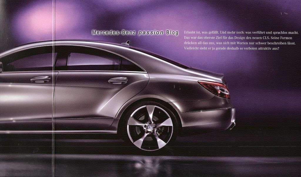 3695 630xfloat center 1024 cls5 New Mercedes Benz CLS 2011 Brochure