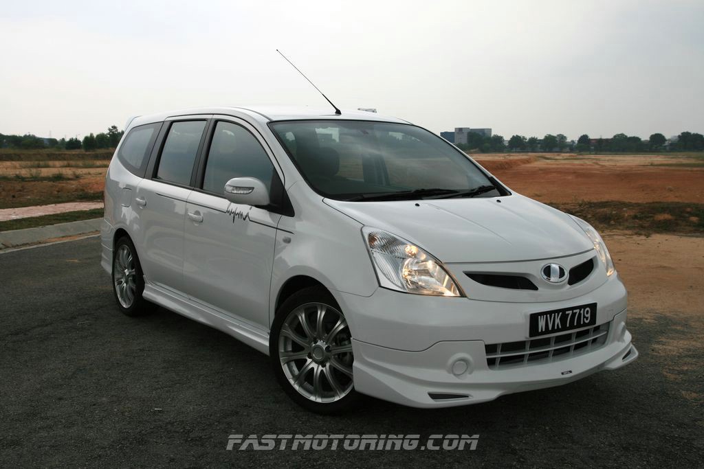 Nissan grand livina impul body kit #10