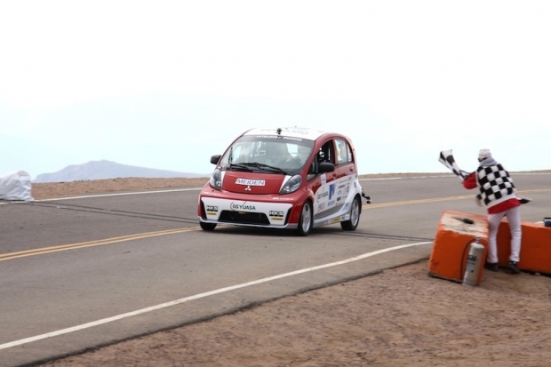 Mitsubishi i-MiEV @ 2012 Pikes Peak International Hill Climb Mitsubishi i-MiEV @ 2012 Pikes Peak International Hill Climb