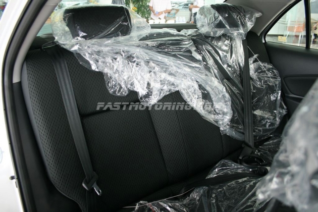 2010 Toyota Vios E Facelift Rear Seat 2010 Toyota Vios E Facelift Rear Seat