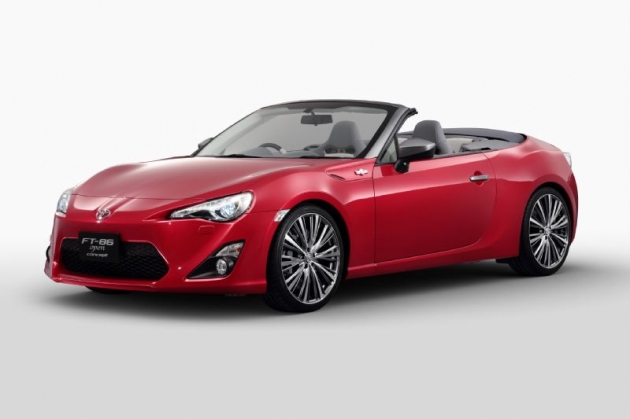 Toyota FT86 Open - the first 86 right-hand-drive convertible concept. Toyota FT86 Open - the first 86 right-hand-drive convertible concept.