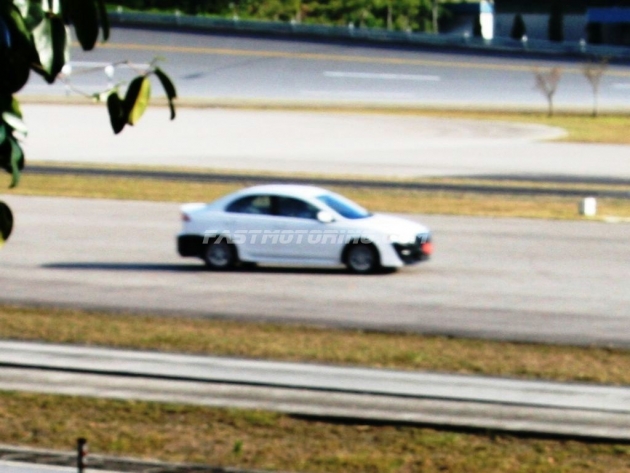 Proton Inspira Spyshot at Test Track