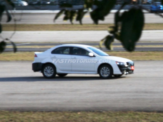 Proton Inspira Spyshot at Test Track