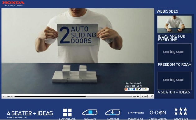 Honda Freed Malaysia Ads