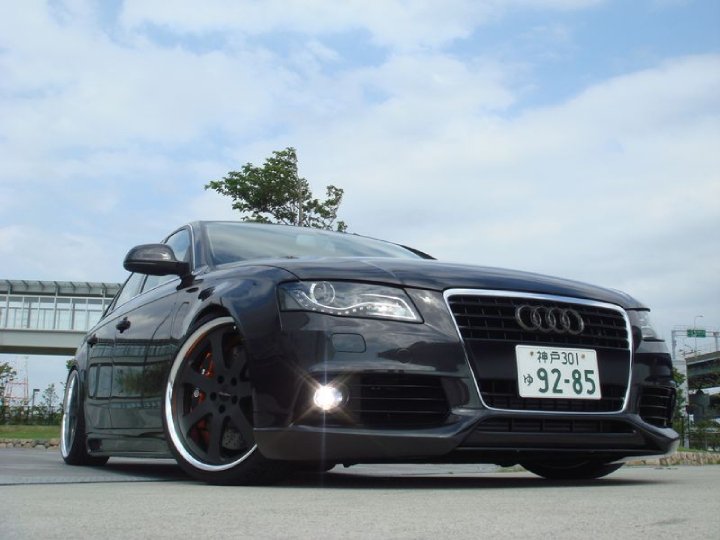 Rieger Tuning Aerokit Audi A4 B8 Series Demo Car In Japan