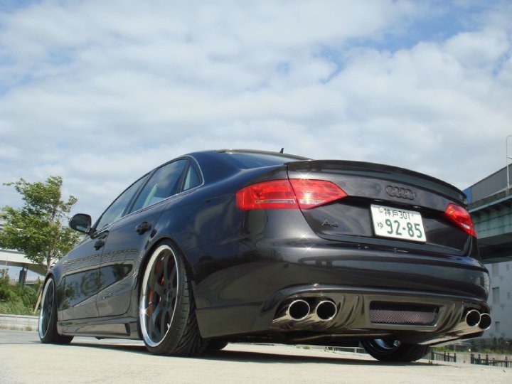 Rieger Tuning Aerokit Audi A4 B8 Series Demo Car in Japan