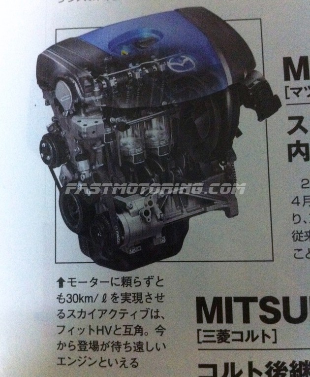 Mazda engine 30km per litre Mazda SKYACTIV technology with fuel efficiency of 30km/litre
