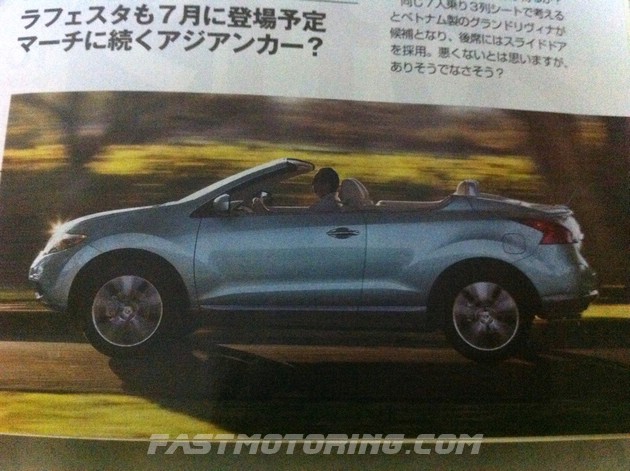 Nissan Murano Convertible1 Nissan Murano Convertible SUV to be debut