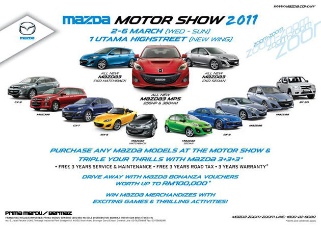 mazda motor show Mazda 3 CKD, Mazda Motor Show 2 6 March 2011