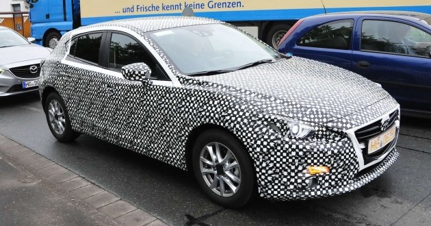 Mazda 3 2015 Spy Shot New