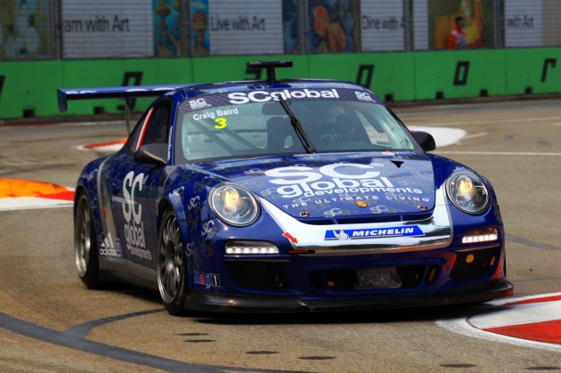 Porsche Carrera Cup Asia, Rd9, Marina Bay Street Circuit, Singapore, 21-23 September 2012.