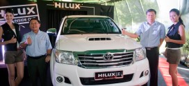 Datuk Ismet Suki (left), President of UMW Toyota Motor with Mr Khong Man Chong, Executive  Director of UMW Toyota Motor during the Hilux Improvement Media Launch in Kota Kinabalu, Sabah