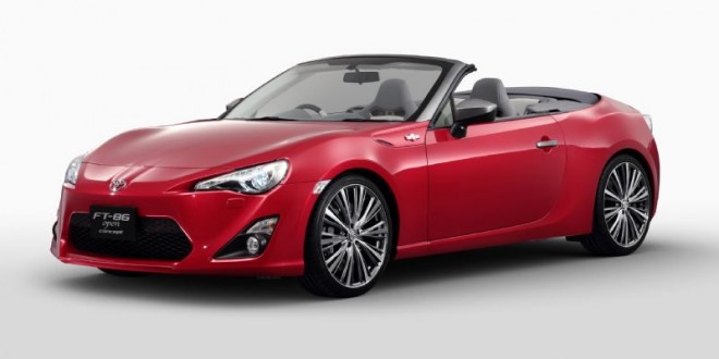 Toyota FT86 Open - the first 86 right-hand-drive convertible concept.
