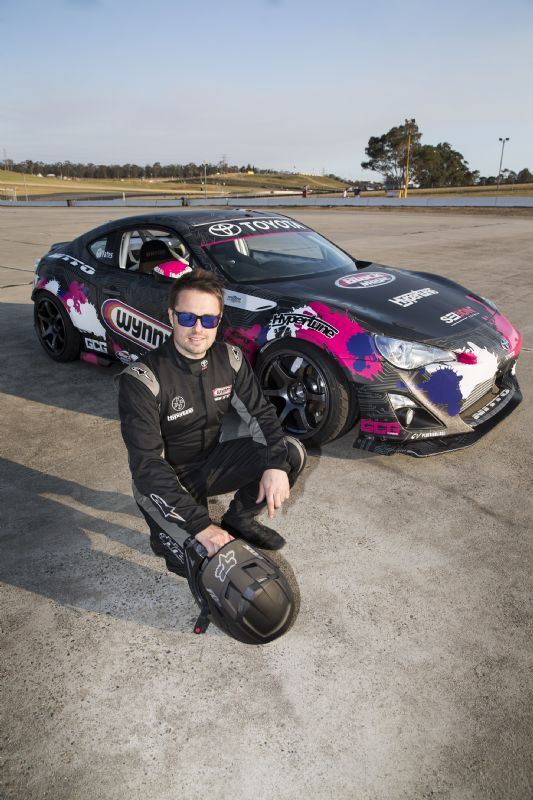 Australian drift champion Beau Yates' new Toyota 86 drift car will be making its competition debut at round two of the Australian Drifting Grand Prix at Barbagallo Raceway in Perth