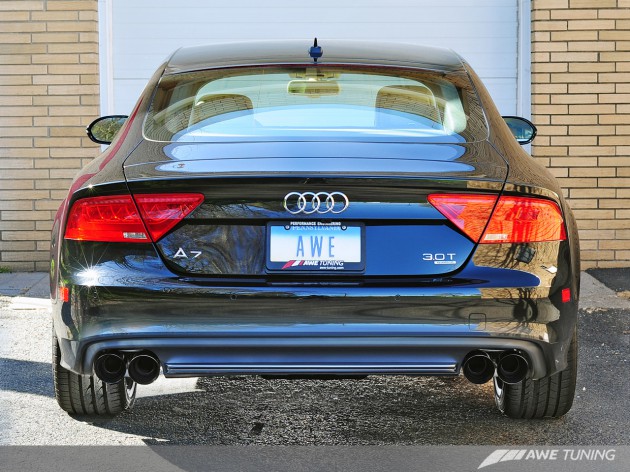 AWE TUNING AUDI A7 TOURING EDITION EXHAUST AND DOWNPIPE SYSTEMS