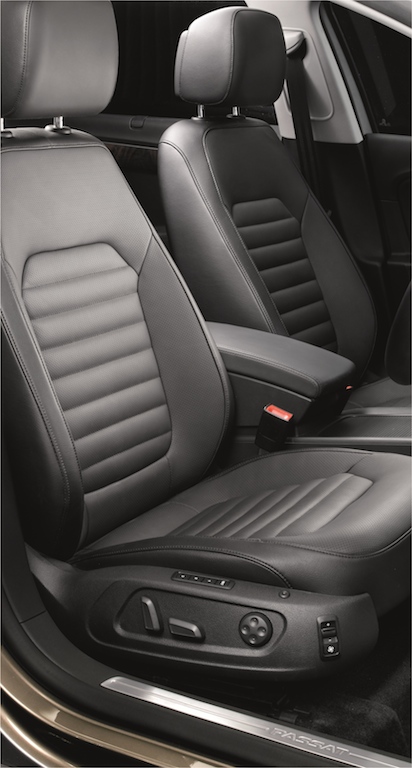 The Passat_12-way adjustable electric front seats