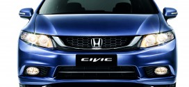 The New Civic with newly enhanced front grille design and lower grille assembly.