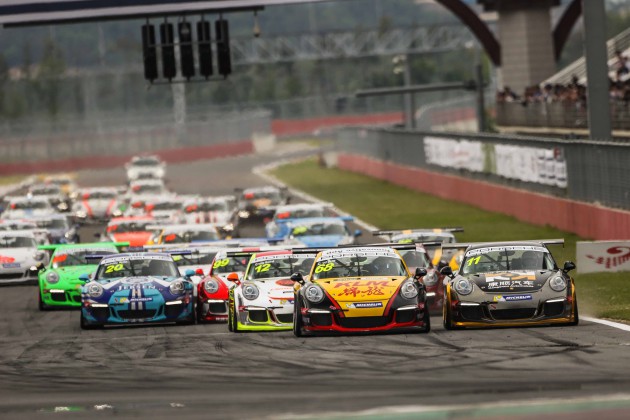 Start - Porsche Carrera Cup Asia at Korea International Circuit - South Korea  - Porsche Carrera Cup Asia at Korea International Circuit - South Korea