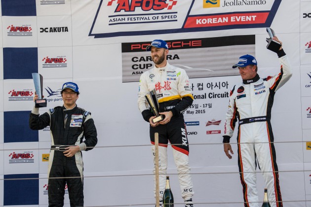 Podium - Porsche Carrera Cup Asia at Korea International Circuit - South Korea