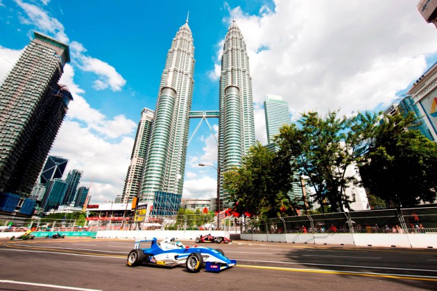 2015 Formula Master China Series Round 4. Kuala Lumpur Street Circuit.  7th - 9th August 2015.  Photo: Drew Gibson