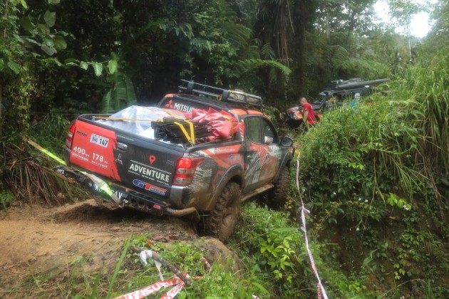 The Triton VGT MT digging in deeper into the Borneo Safari