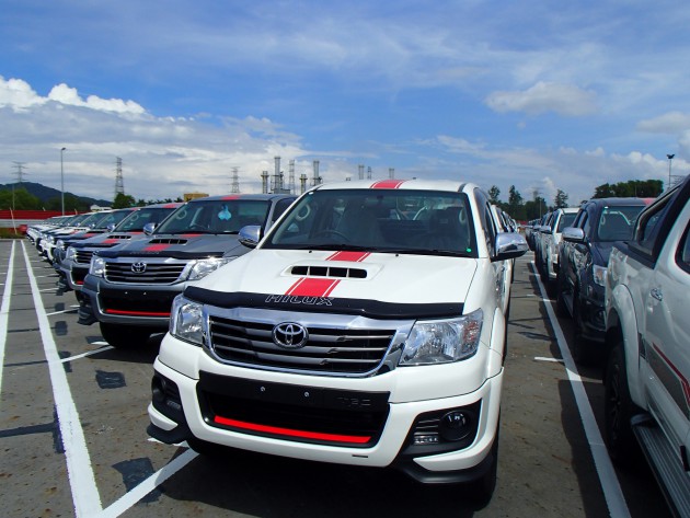 Vehicles line up at Sabah Integrated Quality Hub (SIQH)