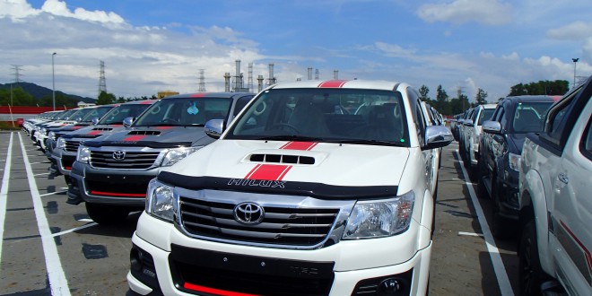 Vehicles line up at Sabah Integrated Quality Hub (SIQH)