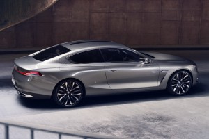 BMW 8 series coupe side