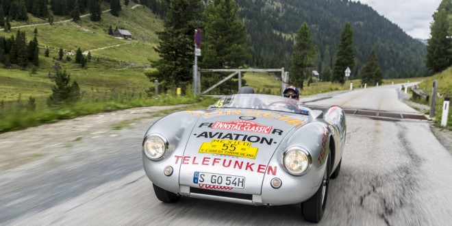 Porsche Museum at Ennstal Classic with eleven rare sportscars  - Mark Webber and Neel Jani in historic Porsche racing cars in Austria