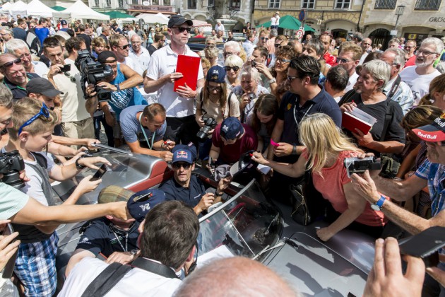 Porsche Museum at Ennstal Classic with eleven rare sportscars  - Mark Webber and Neel Jani in historic Porsche racing cars in Austria