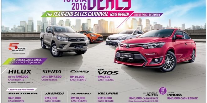 Toyota Malaysia Year-end Sales Carnival