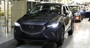 First produced Mazda CX-3 at Hofu Plant