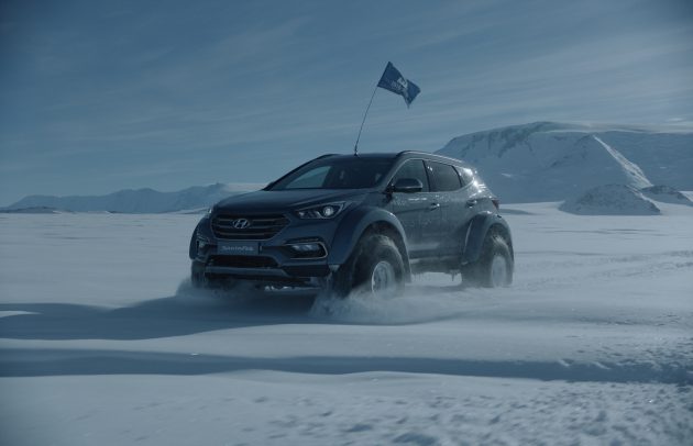Hyundai Santa Fe Conquers the Antarctic Driven by Great Grandson of Sir Ernest Shackleton