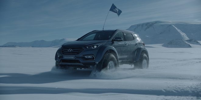 Hyundai Santa Fe Conquers the Antarctic Driven by Great Grandson of Sir Ernest Shackleton